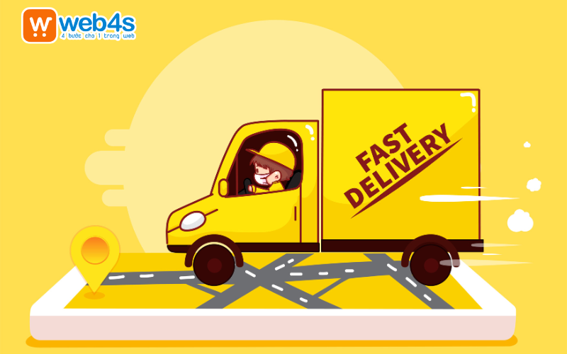 Thiết kế website chuyển phát nhanh - Web4s